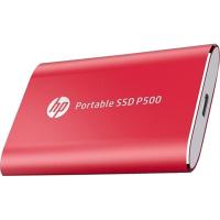    External SSD HP 1.0TB P500 Series Red 1F5P5AA#ABB (USB 3.2 Gen2 Type-C, up to 420/420Mbs, 500TBW, 795410, 45g)