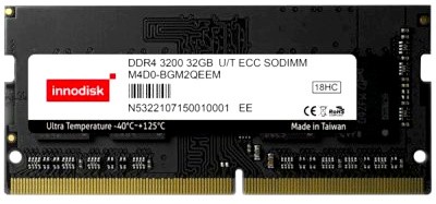   32Gb DDR4 3200MHz Innodisk ECC SO-DIMM (M4D0-BGM2QEEM) 32 , DDR4 SO-DIMM, 25600 /, CL22, ECC