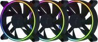 ���������� ��� ������� Razer Kunai Chroma 140mm 3 Fans (RC21-01810200-R3M1) 3 �e��������� ��� �������, 140 ��, 500-1600 ��/���, 34.48-81 CFM, 15-30 ��, 4-pin PWM, ������������ ���������