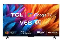  TCL 55" 55V6B  4K Ultra HD 60Hz DVB-T DVB-T2 DVB-C DVB-S DVB-S2 USB WiFi Smart TV (RUS)
