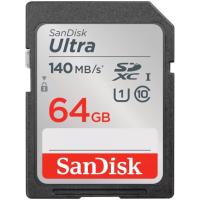   64Gb SanDisk Ultra SDXC Class 10 UHS-I U1 140 MB/s