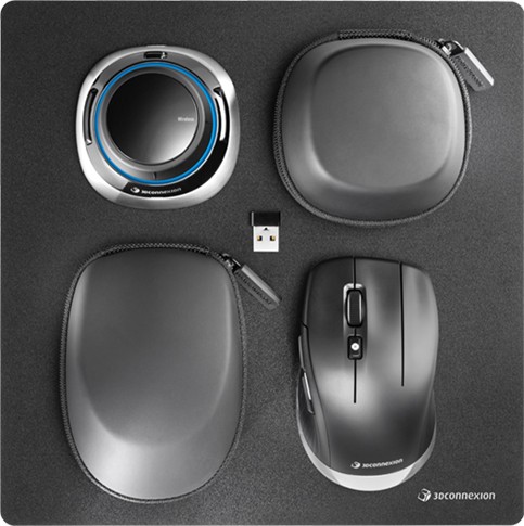 ����  3DConnexion SpaceMouse Wireless Kit 2 (3DX-700084), RTL 