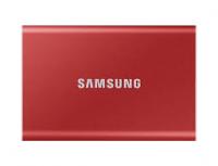    500Gb SSD Samsung T7, PCIe USB3.2/Type-C Metallic Red Retail
