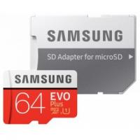   microSDXC 64Gb Class10 Samsung MB-MC64HA/RU EVO+ + adapter