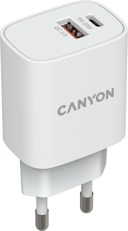 Сетевое зарядное устройство Canyon CNE-CHA20W04