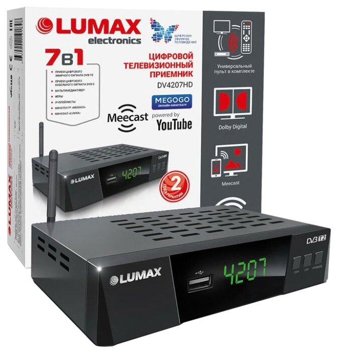 ТВ-тюнер Lumax DV4207HD