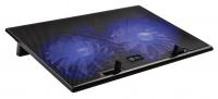 Подставка для ноутбука Digma D-NCP170-2 17"390x270x27 мм 2xUSB 2x 150 ммFAN 600 г черный