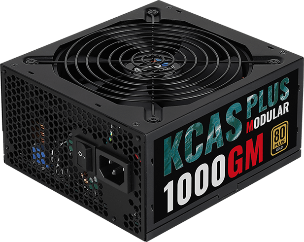 ���� ������� Aerocool KCAS PLUS 1000GM <1000W, (20+4+4+4+4) pin, 6x(6+2) pin, 10xSATA, 6xMolex, 14 ��, 80+ Gold, ������ �������, ���������, ATX> RTL