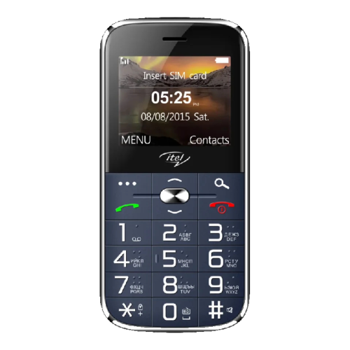 Мобильный телефон ITEL IT2590 Dual Sim Deep Blue