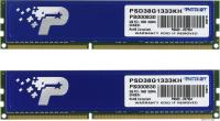   Patriot Signature DDR3 DIMM 4  PC3-10600 2 . (PSD38G1333KH) (retail)