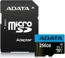 ����� ������ 256Gb MicroSD ADATA Premier Class 10 UHS-I + ������� (AUSDX256GUICL10A1-RA1)