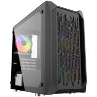  Powercase Alisio Micro X3B, Tempered Glass, 1 120mm +2x 140mm 5-color fan, , mATX (CAMIB-L3)