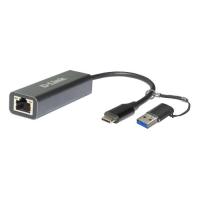   D-LINK 2.5 Gigabit Ethernet / USB Type-C   USB Type-C / USB Type-A (462771) DUB-2315/A1A