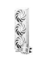 ������� ���������� PCCooler DE360 Pro WH (300W, 360mm, White, ARGB Pump, Fans: 3x120mm, 86.73CFM, 32dBA, 2200RPM/ Pump height 57mm, 28dBA, 3200RPM, Rad thickness 27mm/ S: 1851, 1700, 1200, 115X, AM5, AM4, AM3)