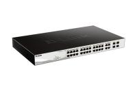  L2 PoE- D-Link DGS-1210-28MP/F3A,  24  10/100/1000Base-T  4 - 100/1000Base-T/SFP (24  PoE 802.3af/at, PoE- 370 )