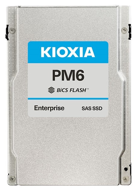 ���������� SSD 400Gb SAS Kioxia PM6-M (KPM61MUG400G) 400 ��, SSD, SAS, ���� ������ 2.5"