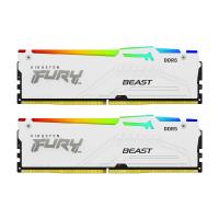 / Kingston 32GB 5600MT/s DDR5 CL40 DIMM (Kit of 2) FURY Beast White RGB XMP (KF556C40BWAK2-32)