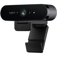 Камера Web Logitech Brio Ultra HD черный 13Mpix (4096x2160) USB3.0 с микрофоном (960-001105/960-001107)