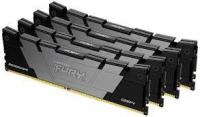   128GB Kingston FURY Renegade Black, KF436C18RB2K4/128, 3600MHz DDR4 CL18 DIMM (Kit of 4)