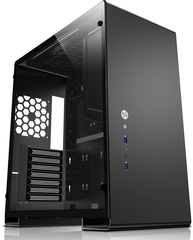  Jonsbo U5 Black ATX, mATX, Mini-ITX, Midi-Tower,  ,  , 2xUSB 3.0, Audio