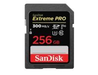   SanDisk Extreme PRO 256GB SDXC Memory Card up to 300MB/s, UHS-II, Class 10, U3, V90