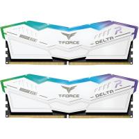   DDR5 TEAMGROUP T-Force Delta RGB ECO 32GB (2x16GB) 6400MHz CL32 (32-39-39-84) 1.35V / FF2D532G6400HC32ADC01 / Silver