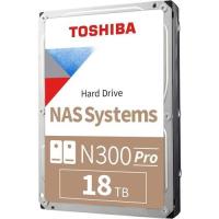 Ƹ����� ���� 18TB Toshiba N300 NAS SATA-III (HDWG51JXZSTA)