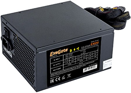 ���� ������� 850W ExeGate 850PGS EX285975RUS �������� 850 ��, ATX12V 2.3, �������� PFC, ���������� 120x120 ��, ��������������� ������