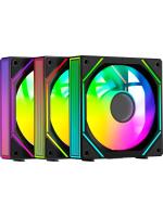 �������� ������������ (3 ��) Ocypus Gamma F12 UNI BK ARGB 3 IN 1, 3x120x120x25mm, 4-PIN PWM, 800-1800 RPM, 31 DBA MAX, HYDRO BEARING