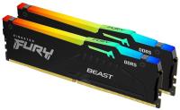   16GB Kingston FURY Beast RGB, 6000MT/s, DDR5, CL40, DIMM, (Kit of 2) (KF560C40BBAK2-16)