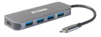  D-Link DUB-2340/A1A,  4  USB 3.0 (1      ), 1  USB Type-C/PD 3.0   USB Type-C