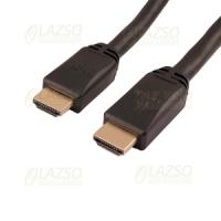 Кабель аудио-видео LAZSO WH-111 HDMI (m)/HDMI (m) 15м. Позолоченные контакты черный