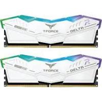   DDR5 TEAMGROUP T-Force Delta RGB 48GB (2x24GB) 7600MHz CL36 (36-47-47-84) 1.4V / FF4D548G7600HC36EDC01 / White