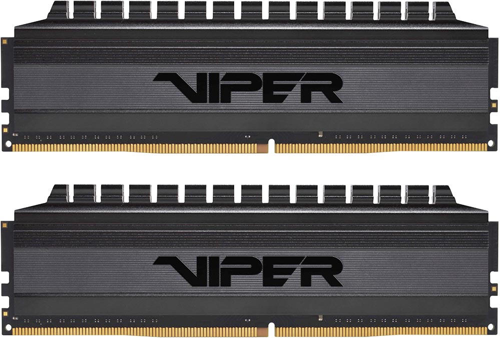   8Gb DDR4 3000MHz Patriot Viper 4 Blackout (PVB48G300C6K) (2x4Gb KIT) (retail)