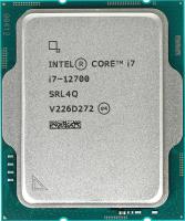 CPU Intel Core i7-12700 (2.1GHz/25MB/12 cores) LGA1700 OEM, Intel UHD Graphics 770, TDP 65W, max 128Gb DDR4-3200, DDR5-4800, CM8071504555020SRL4Q