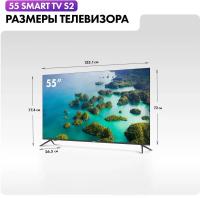  HAIER 55" Smart TV S2, 4K Ultra HD, ,  , Android TV