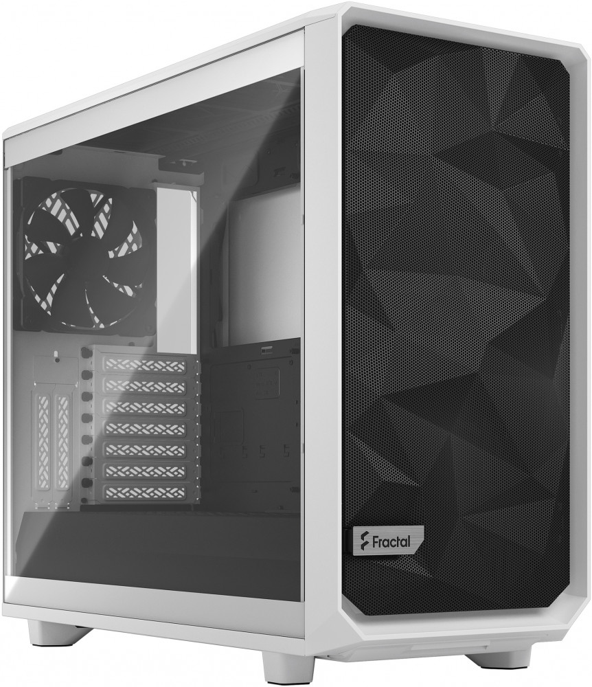  Fractal Design Meshify 2 Clear TG White E-ATX, ATX, mATX, Mini-ITX, Midi-Tower,  ,  , 2xUSB 3.0, USB Type-C, Audio