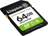 ���� ����� SDXC 64GB Kingston SDS3/64GB Canvas Select Plus w/o adapter