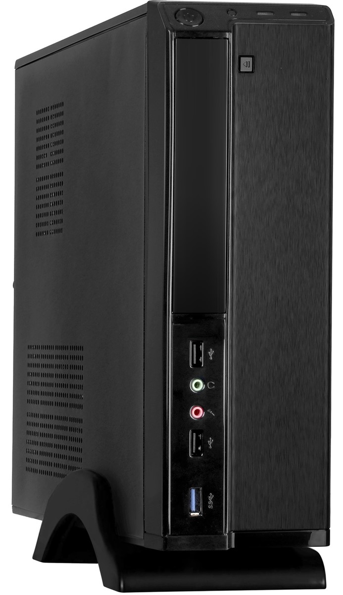  Exegate MI-207U 450W Black mATX, Mini-ITX, Mini-DTX, Slim-Desktop, 450 , 2xUSB 2.0, USB 3.0, Audio