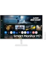 ������� Samsung Smart monitor M7 S32FM703UI 32" (VA 16:9 3840x2160x60Hz 4ms 300cd 3000:1 178/178 1���� HDMI USB-C(65W) 2*USB 2.0 Spk10W Tizen HDR10+ sRGB 99% Tilt WiFi5 BT5.2 VESA White �������)