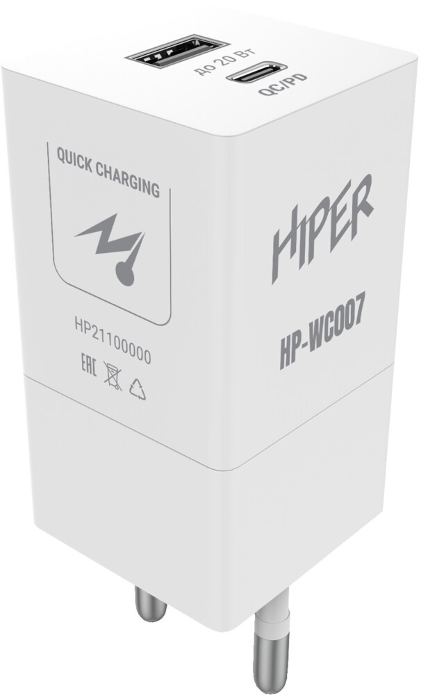 Сетевое зарядное устройство  HIPER HP-WC007