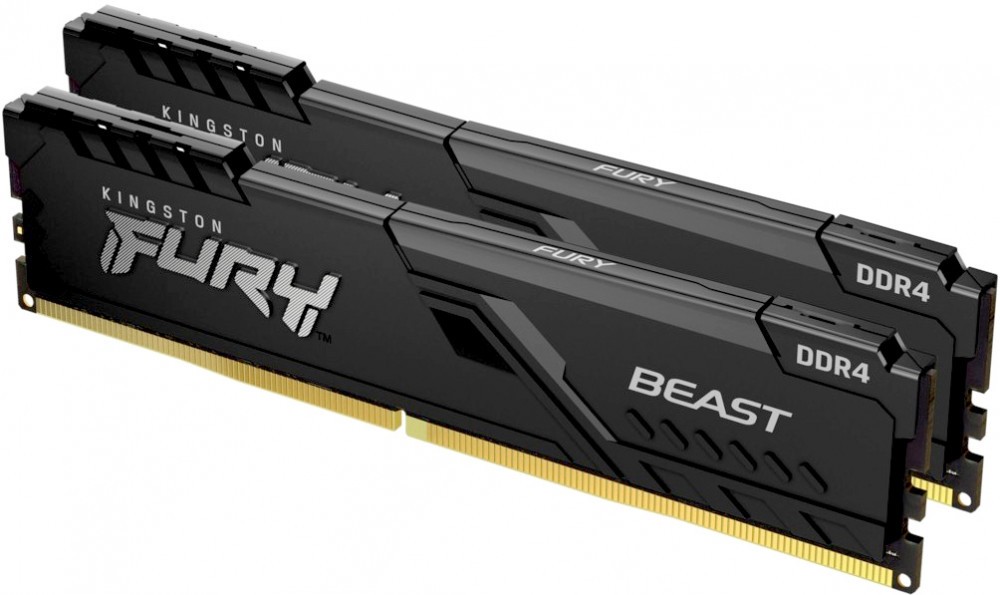   16Gb Kingston Fury Beast DDR4 2666MHz (KF426C16BBK2/16) (2x8Gb KIT) retail