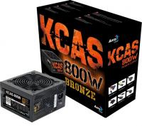   Aerocool ATX 800W KCAS-800W PLUS 80+ bronze (24+4+4pin) APFC 120mm fan 7xSATA RTL