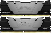  2x32GB Kingston Fury Renegade Black, KF432C16RB2K2/64, DDR4, 3200MHz, PC4-25600, CL16, DIMM 288-pin, 1.35 , dual rank, Ret