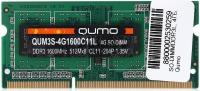QUMO DDR3 SODIMM 4GB QUM3S-4G1600C11L {PC3-12800, 1600MHz}