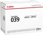  Canon CRG 039 Black