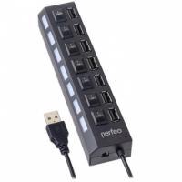 USB  PERFEO PF-H033, 7 Port Black (PF_C3223)