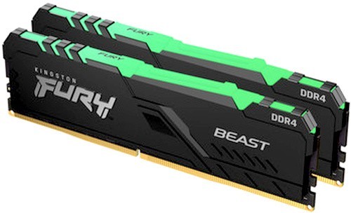   32Gb Kingston Fury Beast RGB DDR4 3600MHz (KF436C18BBAK2/32) (2x16Gb KIT)