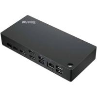 ���-������� Lenovo ThinkPad Universal USB-C Dock (RJ-45, 2xUSB 2.0, 3xUSB 3.1, USB Type-C, HDMI, 2xDP, Mini jack) 90�� ������ 40AY0090CN