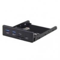 Exegate EX283578RUS  USB    ExeGate U3H-621, 3,5", 2*USB3.0+1*TypeC+1*SD+TF card, , ,   . 